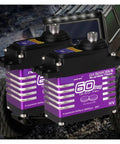 Waterproof IP68 Brushless RC Servo With 60kg Torque And Magnetic Induction, Steel Helical Gear, 8.4V Power for RC Cars
