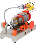 Metal Cutting Machine 110V 120W 2in1 Manual And Automatic, Pro Grade Cutter For Hardware Stores, lightweight design on white background.
