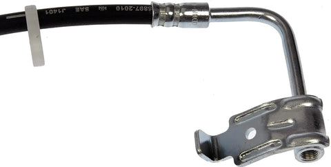 Close-up of Front Driver Side Brake Hydraulic Hose for Jeep Models Durable OEM Grade Replacement With Easy Install And Precise Fit