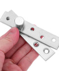 2 Pack Stainless Steel Hidden Door Hinges With 360 Degree Pivot And Hush Quiet Operation, handheld view