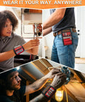 Magnetic Wristband For Men Tools Holder Hands Free Belt Magnet Wrist Band Keeps Screws Nails Small Parts In Reach Perfect Fathers Day Gift For Dad Husband Grandpa Brother DIY Enthusiasts used by multiple people in different settings