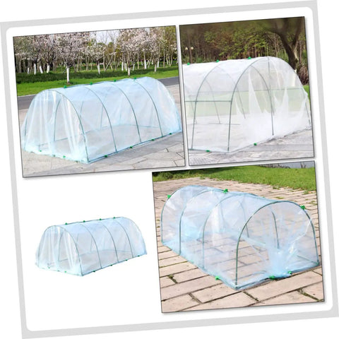 Greenhouse Support Bracket And Frost Protection Covers For Outdoor Garden Beds, DIY Transparent Plant Shelter For Terraces, Lawns, Backyards, And Patios, Easy Install, Durable Garden Greenhouse Accessory