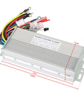 Brushless DC Motor Speed Controller Box 2-Mode Replacement For Electric Bicycle Scooter 36-48V 800W Square Wave, aluminum casing