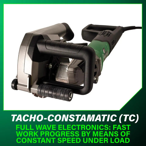 Heavy Duty 5 Inch Wall Chaser For Concrete And Masonry With 15 Amp Electric Cutter and Beast Power Drive System