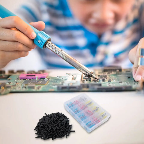 800 Pc Solder Seal Wire Connectors Kit With Heat Shrink Butt Terminals For Auto Marine Use Color Coded Electrical Crimping Set Plus 470 Tubes To Keep Your Wiring Clean And Super Secure Every Single Time You Need A Solid Connection; soldering circuit board