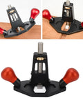 Precision Woodworking Router Plane And Hand Planer Featuring Cnc Machined Aluminum Build With Sharpened Carbon Steel Blade for smooth trimming.