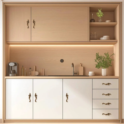 Kitchen cabinets with Antique Cabinet Door Handle Set Two Pack Vintage Zinc Alloy Drawer Pulls for Dresser and Wardrobe