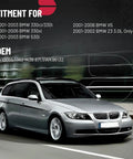 Mass Air Flow Sensor MAF for BMW 330Ci 2001 2003 And 330xi 2001-2005 shown in a fitment chart with BMW car image