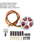 4Pcs 5010 750KV Disc Brushless Motors for Multicopters and Quadcopter Drones, showing motor with aluminum alloy body and parts.
