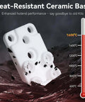 Ceramic Zirconia Hotend Upgrade Kit For 3D Printers Like A1 And A1 Mini, showcases ceramic base with heat resistance up to 1600°C.