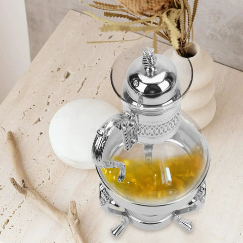Heatable Turkish Teapot For Coffee And Tea With Lid Glass Water Kettle Pottery Ceramic Turkish Style Teapot Zinc Alloy Stove Ready For Hot Brews In The Kitchen