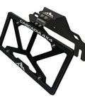 Flipster V3 Winch Plate Mounting System For 4x4s Featuring Hawse Roller And Recessed Fairlead Compatibility Stainless Hardware on black steel