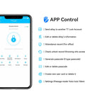 TTLock app interface for 5 In 1 Dope Smart Fingerprint Door Lock For Front Door With App Control showing features