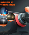 Buffing Polishing Pads For 5 Inch DA Rotary Polisher And Air Polisher With Hook And Loop Foam Pads Grits From Coarse To Fine