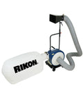 Portable 1 HP Dust Collector For Small Shops No Nonsense With 2 Micron Cloth Bag 660 CFM Performance 4 Inch Dust Port