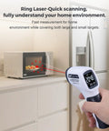 Infrared Temperature Gun For Meat And Auto Use With Adjustable Emissivity And High Low Alarms Digital Thermal Gun