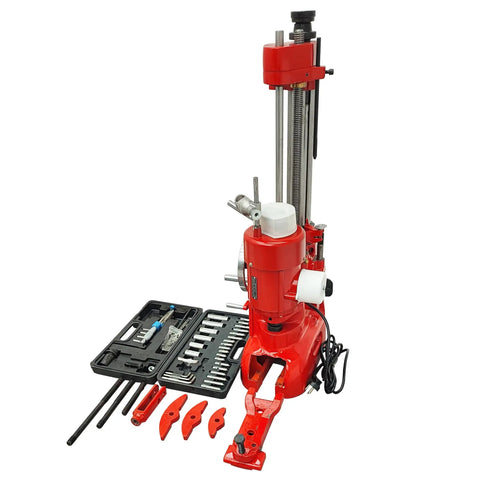 220V Cylinder Boring And Honing Machine For Auto Repair, Precision Engine Machining Tool with attachments visible