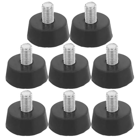 Set of 8 Adjustable Screw Type Leveling Feet Anti Vibration Pads M10 for machinery washer and dryer heavy duty stability