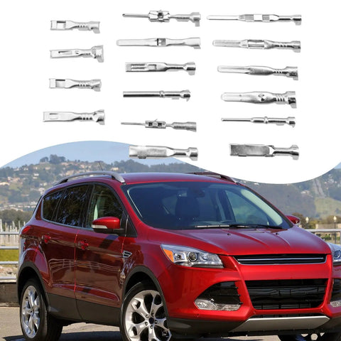 Ditch The Old Wiring And Grab This Fresh 290 Piece Car Wire Terminal Pins Kit Packed With Crimp Connectors Made From Tinned Copper For That Perfect Male Female Fit In 1 To 2.8mm Weather Pack Sizes Guaranteed To Handle Any Auto Electrical Grind. tinned copper auto wire terminal pins set shown above red SUV