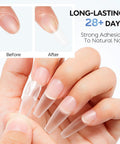 Hema Free Solid Nail Glue Gel For False Nail Tips That Sticks Fast With Strong Adhesion Cruelty Free Vegan