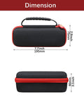Rock Solid Eva Hard Shell Carry Case For 4v Pivoting Head Screwdriver showing dimensions 7.7in x 2.9in x 3.1in, portable design.