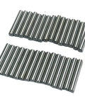 Knockout Quality Heavy Hitter 30 Pack 1/8 X 3/4 Inch Alloy Steel Dowel Pins arranged in two rows for easy access.
