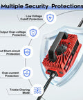 18 Amp 36 Volt Golf Cart Battery Charger For EZGO TXT D Style Plug Fast Charge Waterproof IP67 Dustproof with security features