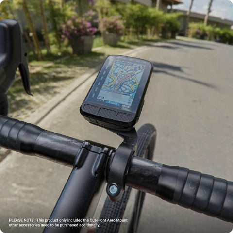Out Front Mount For Wahoo ELEMNT ROAM And Bolt 3 GPS Cycling Computer with Aerodynamic Front Bracket on bike handlebar