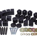 Beefed Up Chassis Bushing For Straight Up Performance Upgrades; polyurethane blocks, hardware for suspension restoration.