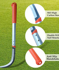 Japanese Style Garden Weeder Scythe for Lawn with SK5 Carbon Steel Blade and Anti Slip Handle