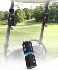 Badass Two In One Split Magnetic Bluetooth Speaker Packing Crushing Stereo Bass And Wireless Portability For Golf Carts Trucks And RVs hanging on golf cart frame