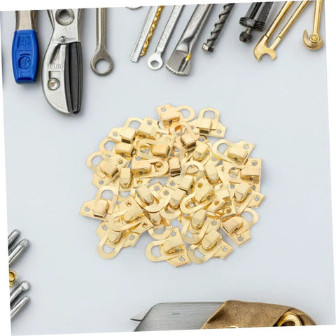 Solid Antique Wooden Box Buckles And Decorative Drawer Hasps For Cabinet Doors Jewelry Cases Heavy Duty Latch Hardware Sets in gold finish.