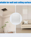 Badass 24X24 Access Panel For Drywall And Ceilings Featuring 1MM Aluminum Build installed in wall and ceiling surfaces.