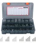 Super Durable 392 Piece Compression Spring Assortment Kit With 24 Different Sizes, High Grade Stainless Steel Mini Springs For DIY Projects And Home Repairs, Super Easy Plastic Storage Case Keeps Everything Organized And Ready To Go.