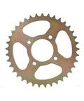 Close-up of a 428 sprocket from the Beefy 44 Inch Rear Axle Kit With 428 Sprocket And 4 Stud Wheel Hub For Go Kart Quad Trike Drift ATV