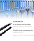 20 Slot Wall Mount Wrench Rack Organizer with numbered slots for 6mm to 32mm wrenches, displayed on a tool board.