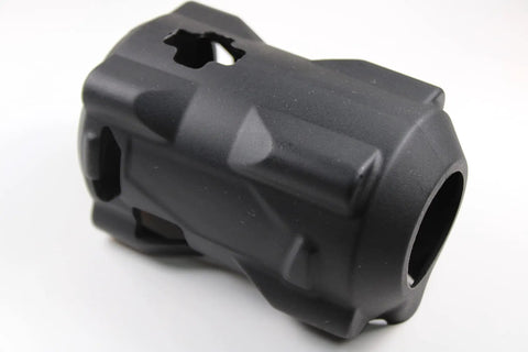 Impact Driver Protective Boot Fits Half And Three Eighths Inch Stubby Wrenches Models 2554 2555 2555P Form Fitting Lightweight Grippy Shield That Guards Your Tool And Work Surface From Scratches Debris And Corrosion With Durable Rubber