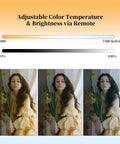 Softbox Lighting Kit 16 By 16 Inch With Remote Pro Grade Studio Light color temperature adjustment 3000K to 7500K example