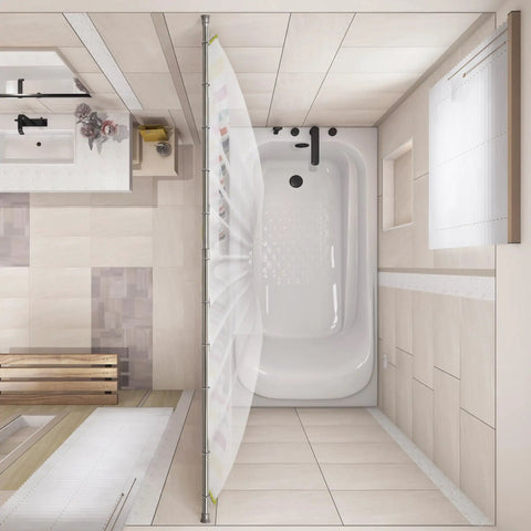Classic Adjustable Shower Rod With Polished Chrome Finish Expands From 36 To 63 Inches No Drilling Required Easy Mount With Included Hardware Sturdy Metal Construction For Long Lasting Durability