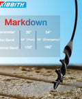 Pro Grade Flexible Installer Drill Bit For Pulling Wires Through Walls Ceilings And Sidewalks, 54 Inch Length, shown in use