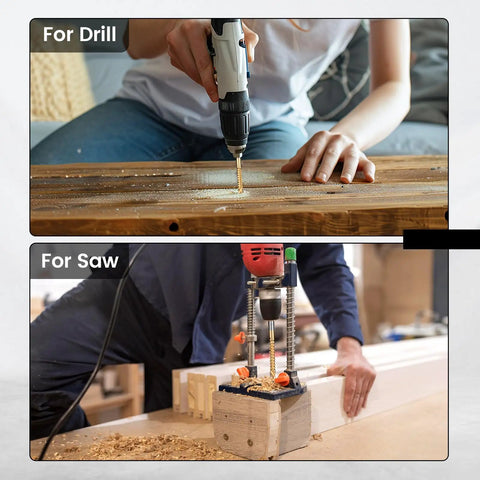 Badass Titanium Drill Bit Set Featuring Serrated Side Cutting Blades Six Piece Kit Spanning Three To Eight Millimeters For drilling into wood and using with a saw.