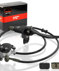 Upgraded Hydraulic Brake Master Cylinder Caliper With Brake Pad Replacement For 79cc And 97cc Mini Bikes And Go Karts Fits DB30 Racer 51 Inch Hose