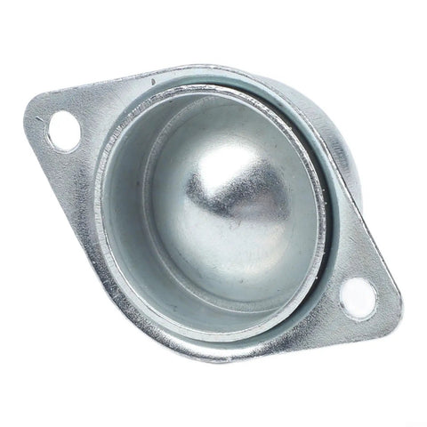 10 Pack Ball Wheel Casters Galvanized Carbon Steel Heavy Duty Roller Balls 360 Degree Swivel Wheels base plate close-up