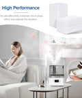 16 Pack Humidifier Aroma Pads Replacement For LV600S LV600HH Classic300S OasisMist450S shown near humidifier in room scene