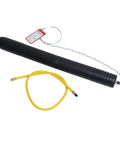 Long 4 Inch Test Ball Plug For Waste Stacks, Seals Floor Drain To Sewer Line, Includes 3 Ft Extension Hose, Ring And Chain