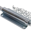 Zinc-Plated Chain Bolt 6-Inch For Doors Sheds And Gates Snug Fit Security Latch With Weather Resistant Mounting Hardware