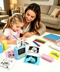 18 Rolls Kids Camera Paper Roll Refill BPA Free Safe Durable Paper For Mini Instant Print Cameras Perfect For Kids Snap And Print Cool Photos With Most Instant Cameras on table