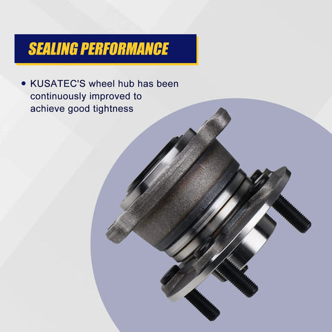 512500 Rear Wheel Bearing And Hub Assembly For Ford Escape AWD 2013 To 2018 And Lincoln MKC AWD 2015 To 2019 With ABS