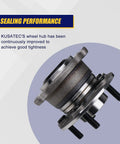 Side view of a wheel hub from the Two Pack Wheel Bearing Hub Assembly With ABS For Ford Escape AWD 2013 2018 And Lincoln MKC AWD 2015 2019