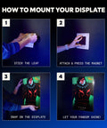 Step-by-step guide for mounting the Badass Solo Leveling Metal Poster Featuring Tusk Design With Hot Anime Wall Art.
